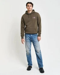 Gant Regular Medium Archive Shield Hoodie Grn/grn