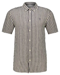Langarmhemd Herren Leinenhemd KRIS Regular Fit (1-tlg)