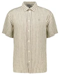 Les Deux Langarmhemd Herren Leinenhemd KRIS Beige/Khaki/Weiß