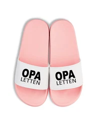 Youth Designz Herren Badelatschen Opa Letten Lila/Rosa