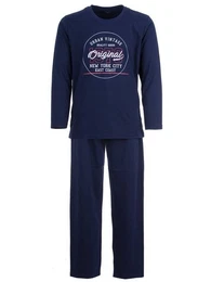Schlafanzug Pyjama Set Langarm - Vintage