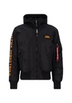 Alpha Industries Winterjacke MA-1 D-Tec SE Dunkelblau/Schwarz/Orange