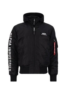 Alpha Industries Winterjacke MA-1 D-Tec SE Dunkelblau/Schwarz/Rot