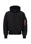 Alpha Industries Bomberjacke MA-1 Zip Hood Back Print 
