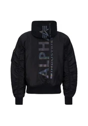 Alpha Industries Bomberjacke MA-1 Zip Hood Back Print 
