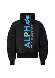 Alpha Industries Bomberjacke MA-1 Zip Hood Back Print 