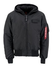 Alpha Industries Bomberjacke MA-1 Zip Hood Back Print 