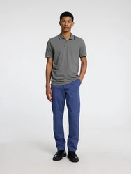 SELECTED HOMME Poloshirt SLHAtlas Hellgrau/Grau/Dunkelgrau