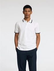 SELECTED HOMME Poloshirt SLHAtlas Weiß/Creme/Grün