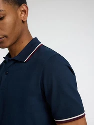 SELECTED HOMME Poloshirt SLHAtlas dunkelblau/dunkelrot/weiß