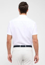 Eterna Kurzarmhemd SLIM FIT EASY IRON Weiß/Creme