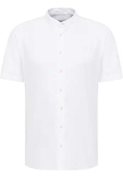 Eterna Kurzarmhemd SLIM FIT EASY IRON Weiß/Creme