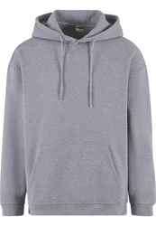 URBAN CLASSICS Kapuzensweatshirt Basic Oversized Hoody Hellgrau/Grau/Dunkelgrau