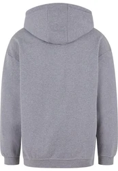 URBAN CLASSICS Kapuzensweatshirt Basic Oversized Hoody Hellgrau/Grau/Dunkelgrau