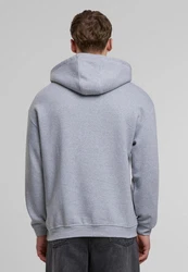 URBAN CLASSICS Kapuzensweatshirt Basic Oversized Hoody Hellgrau/Grau/Dunkelgrau