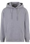 URBAN CLASSICS Kapuzensweatshirt Basic Oversized Hoody Hellgrau/Grau/Dunkelgrau