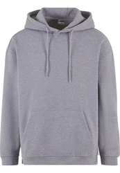 URBAN CLASSICS Kapuzensweatshirt Basic Oversized Hoody Hellgrau/Grau/Dunkelgrau