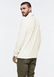 STREET ONE MEN Sweatshirt Khaki/Beige/Weiß/Creme