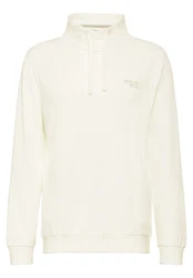 STREET ONE MEN Sweatshirt Khaki/Beige/Weiß/Creme