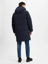 Finshley & Harding Steppmantel Dunkelblau/Blau