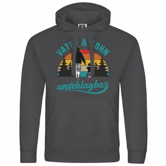 deinshirt Kapuzenpullover Vater und Sohn Unschlagbar Mit Print Motiv Dunkelgrau/Schwarz/Grau/Grün/Dunkelgrün deinshirt Kapuzenpullover Vater und Sohn Unschlagbar Mit Print Motiv Dunkelgrau/Schwarz/Grau/Grün/Dunkelgrün