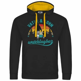 deinshirt Kapuzenpullover Vater und Sohn Unschlagbar Mit Print Motiv Schwarz/Gelb/Grau deinshirt Kapuzenpullover Vater und Sohn Unschlagbar Mit Print Motiv Schwarz/Gelb/Grau