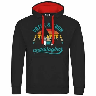 deinshirt Kapuzenpullover Vater und Sohn Unschlagbar Mit Print Motiv Schwarz/Grau/Rot deinshirt Kapuzenpullover Vater und Sohn Unschlagbar Mit Print Motiv Schwarz/Grau/Rot