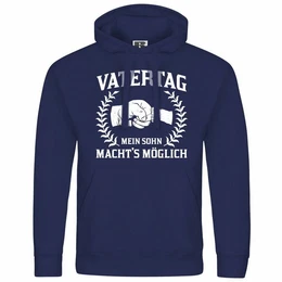 Kapuzenpullover Herren Kapuzenpullover Vatertag mein Sohn machts mglich Mit Print Motiv, Grafik