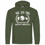 deinshirt Kapuzenpullover Herren Vatertag Mit Print Motiv Dunkelgrün/Grün deinshirt Kapuzenpullover Herren Vatertag Mit Print Motiv Dunkelgrün/Grün