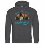 deinshirt Kapuzenpullover Vater und Tochter Unschlagbar Schwarz/Dunkelgrau/Hellgrau/Grau