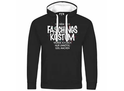 deinshirt Kapuzenpullover Herren Mit Print Motiv Schwarz/Rosa