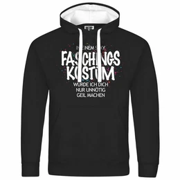 Kapuzenpullover Herren Kapuzenpullover Sexy FASCHINGSKOSTM Mit Print Motiv, Grafik