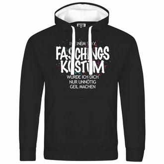 deinshirt Kapuzenpullover Herren Mit Print Motiv Schwarz/Rosa