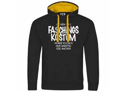 deinshirt Kapuzenpullover Herren Mit Print Motiv Gelb/Gold/Schwarz/Rosa