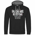 deinshirt Kapuzenpullover Herren Mit Print Motiv Schwarz/Grau/Rosa