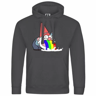 deinshirt Kapuzenpullover Kotzender Zwerg Hellblau/Grau/Mischfarben/Dunkelgrau/Schwarz/Hellgrau