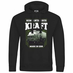 deinshirt Kapuzenpullover Herren Konzentrierte Kraft Mit Print Motiv Grau/Dunkelgrün/Dunkelblau/Schwarz/Khaki