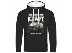 deinshirt Kapuzenpullover Herren Konzentrierte Kraft Mit Print Motiv Khaki/Rot/Schwarz/Dunkelgrün/Grau/Dunkelblau
