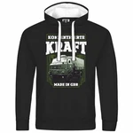 deinshirt Kapuzenpullover Herren Konzentrierte Kraft Mit Print Motiv Khaki/Rot/Schwarz/Dunkelgrün/Grau/Dunkelblau