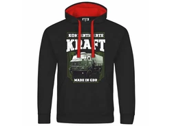 deinshirt Kapuzenpullover Herren Konzentrierte Kraft Mit Print Motiv Grau/Dunkelblau/Schwarz/Khaki