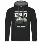 deinshirt Kapuzenpullover Herren Konzentrierte Kraft Mit Print Motiv Dunkelblau/Grau/Dunkelgrün/Khaki/Schwarz