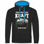 deinshirt Kapuzenpullover Herren Konzentrierte Kraft Mit Print Motiv Grau/Schwarz/Dunkelblau
