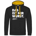 deinshirt Kapuzenpullover Das ist mir Wurst Mit Print Motiv Schwarz/Braun/Mintgrün/Gold