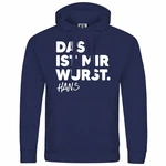 deinshirt Kapuzenpullover Das ist mir Wurst Mit Print Motiv Dunkelblau/Hellblau deinshirt Kapuzenpullover Das ist mir Wurst Mit Print Motiv Dunkelblau/Hellblau