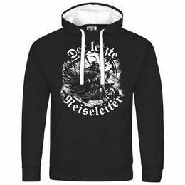 Kapuzenpullover Herren Kapuzenpullover Der letzte Reiseleiter Mit Print Motiv, Grafik