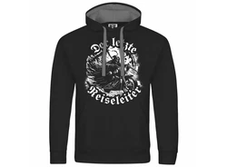 deinshirt Kapuzenpullover Der letzte Reiseleiter Mit Print Motiv Schwarz/Rosa