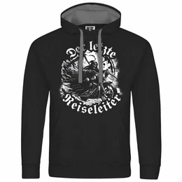 Kapuzenpullover Herren Kapuzenpullover Der letzte Reiseleiter Mit Print Motiv, Grafik
