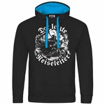 deinshirt Kapuzenpullover Der letzte Reiseleiter Mit Print Motiv Dunkelblau/Blau/Schwarz