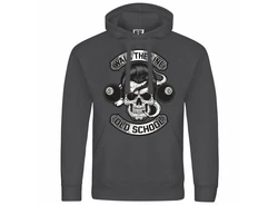 deinshirt Kapuzenpullover Herren Walk the line Dunkelgrau/Grau/Hellgrau/Schwarz