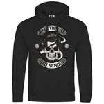 deinshirt Kapuzenpullover Herren Walk the line Schwarz/Grau